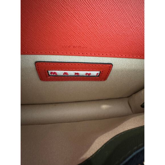 NWOT Marni Medium Trunk Bag In Saffiano Leather - Picture 7 of 9